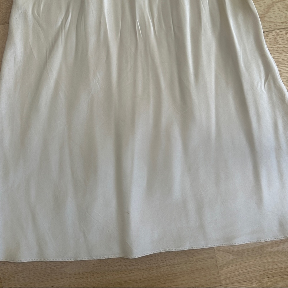 Chic Cream Midi Skirt - Picture 5 of 6